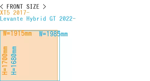 #XT5 2017- + Levante Hybrid GT 2022-